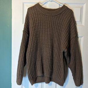 Chunky Brown Sweater